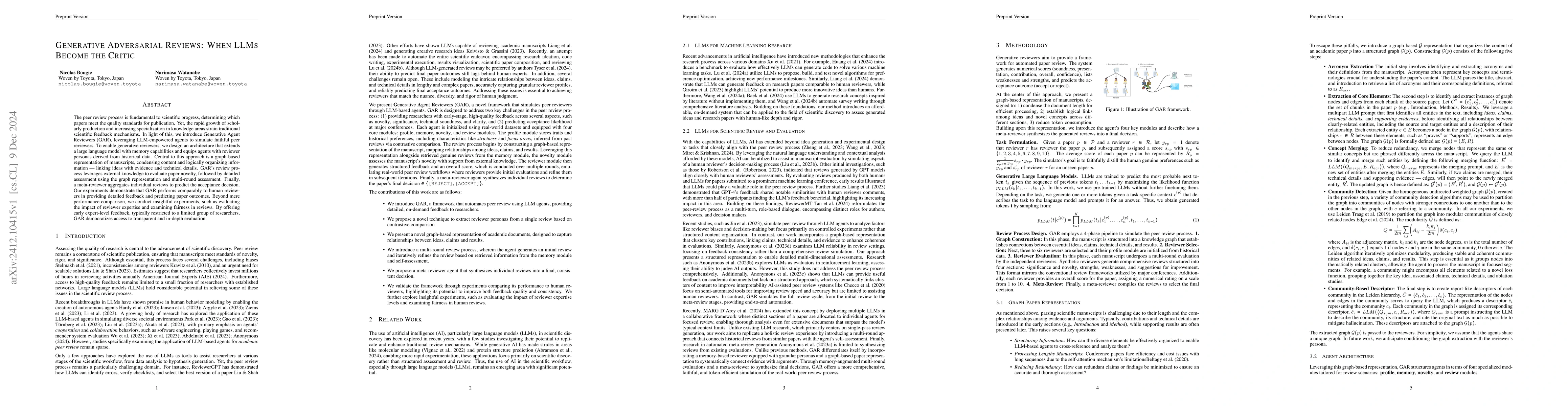 Thumbnail for Generative Adversarial Reviews: When LLMs Become the Critic