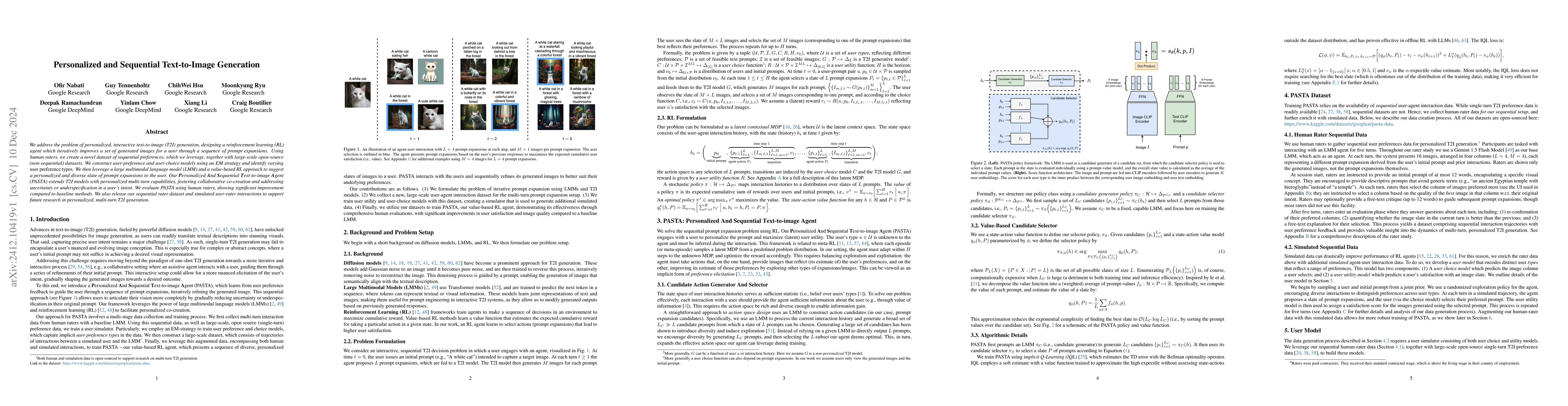 Thumbnail for Personalized and Sequential Text-to-Image Generation
