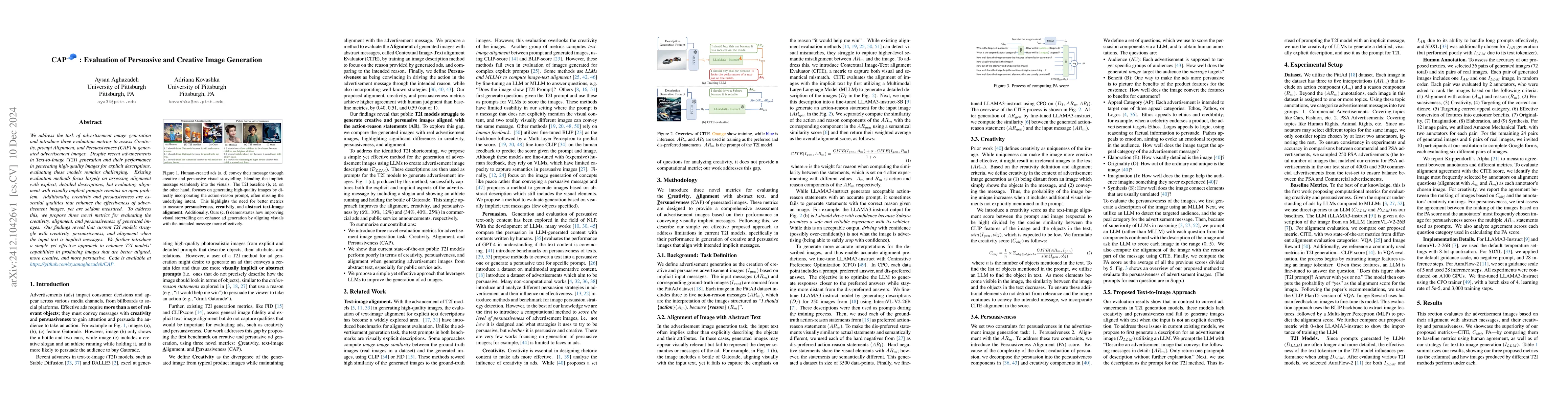 Thumbnail for CAP: Evaluation of Persuasive and Creative Image Generation