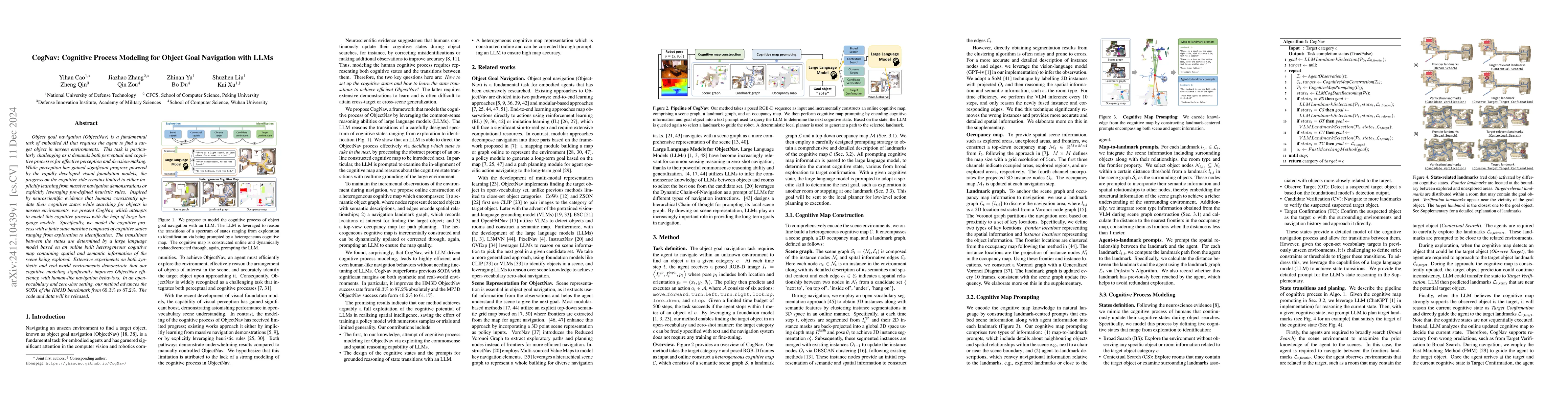 Thumbnail for CogNav: Cognitive Process Modeling for Object Goal Navigation with LLMs