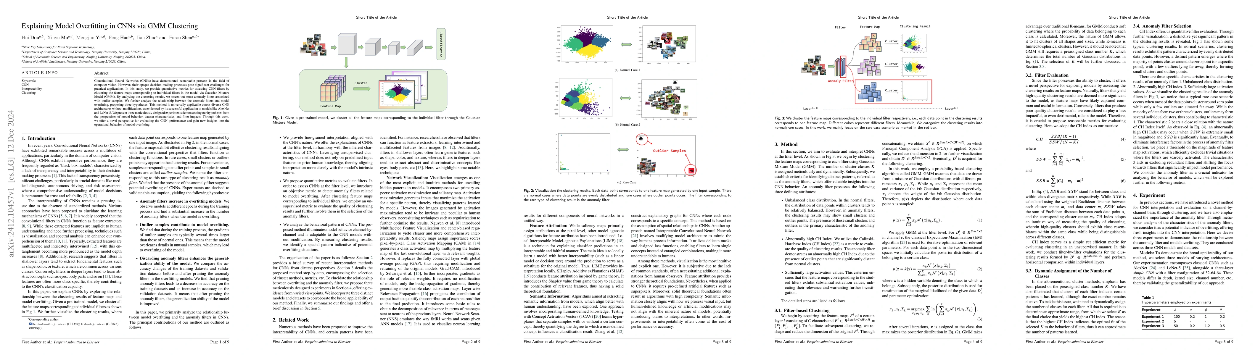 Thumbnail for Explaining Model Overfitting in CNNs via GMM Clustering