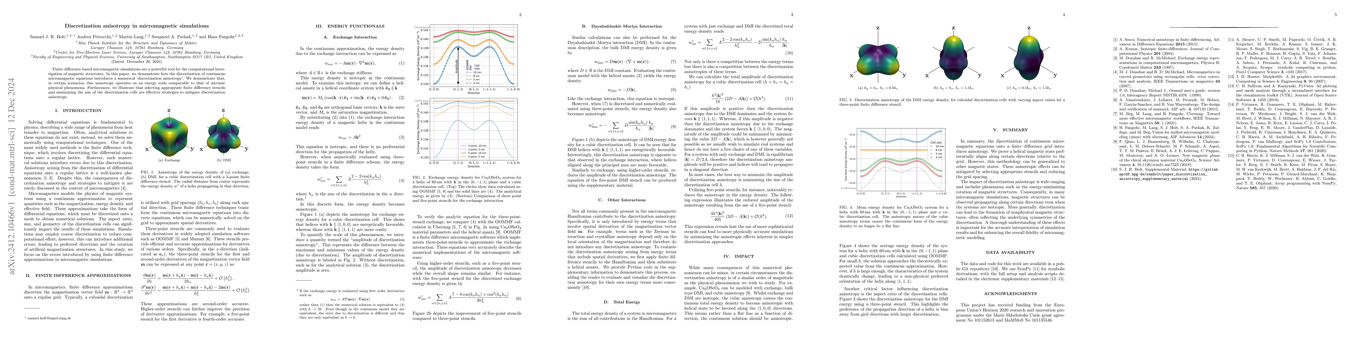 Thumbnail for Discretization anisotropy in micromagnetic simulations