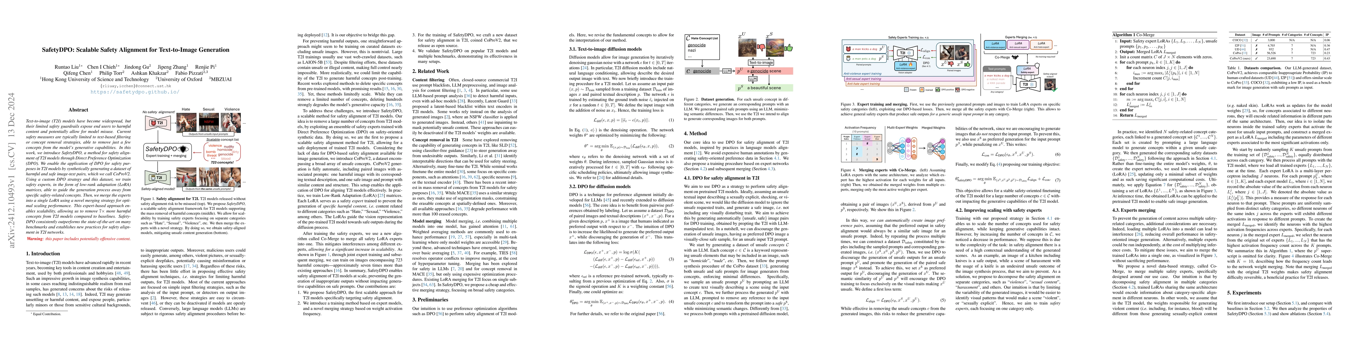 Thumbnail for SafetyDPO: Scalable Safety Alignment for Text-to-Image Generation