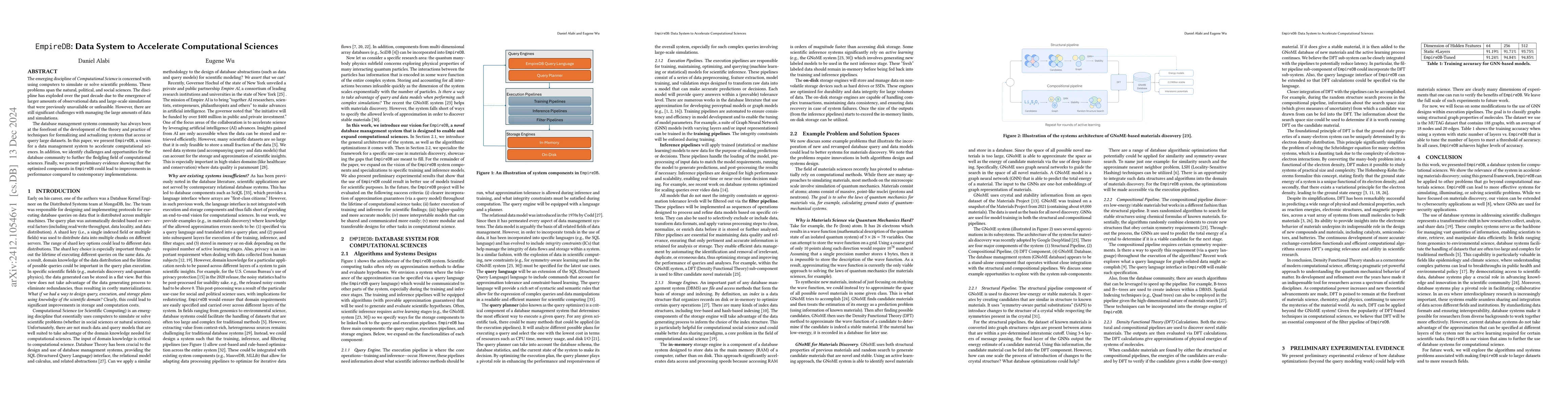 Thumbnail for EmpireDB: Data System to Accelerate Computational Sciences