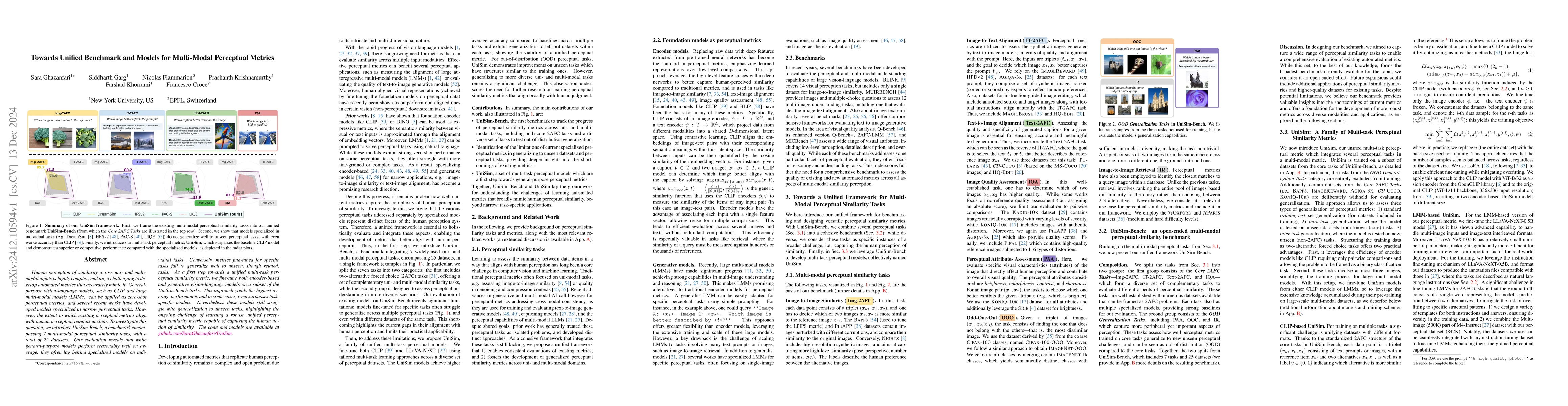 Thumbnail for Towards Unified Benchmark and Models for Multi-Modal Perceptual Metrics