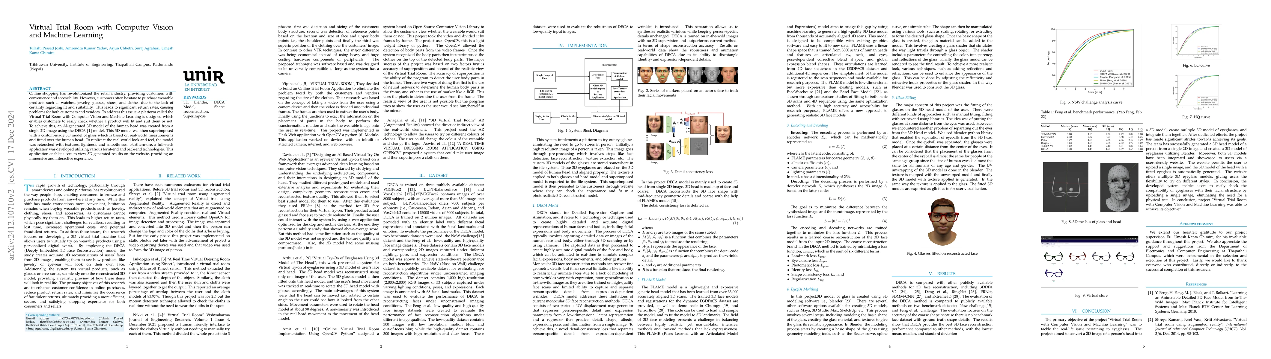 Thumbnail for Virtual Trial Room with Computer Vision and Machine Learning