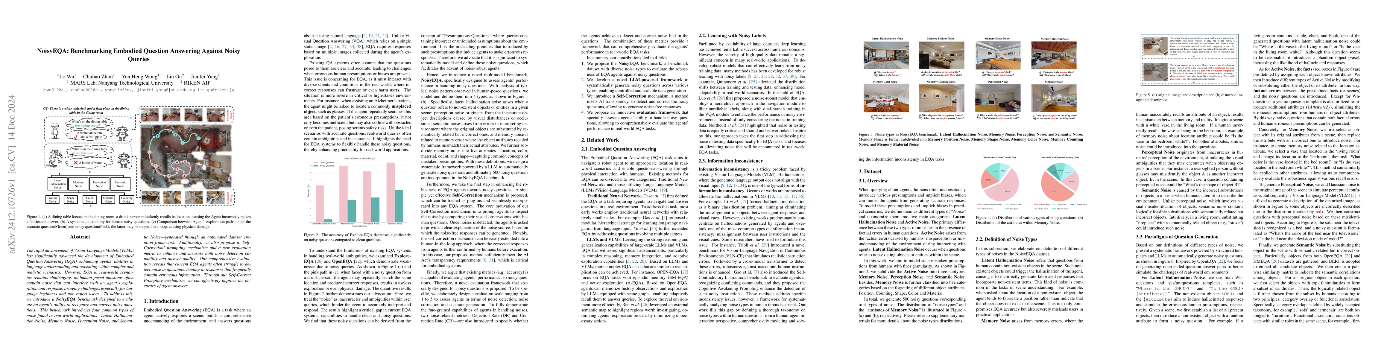 Thumbnail for NoisyEQA: Benchmarking Embodied Question Answering Against Noisy Queries