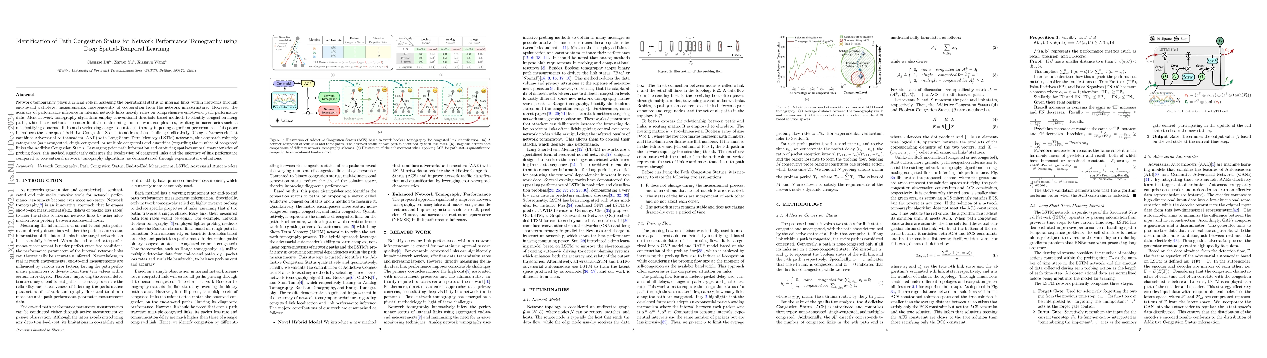 Thumbnail for Identification of Path Congestion Status for Network Performance
  Tomography using Deep Spatial-Temporal Learning