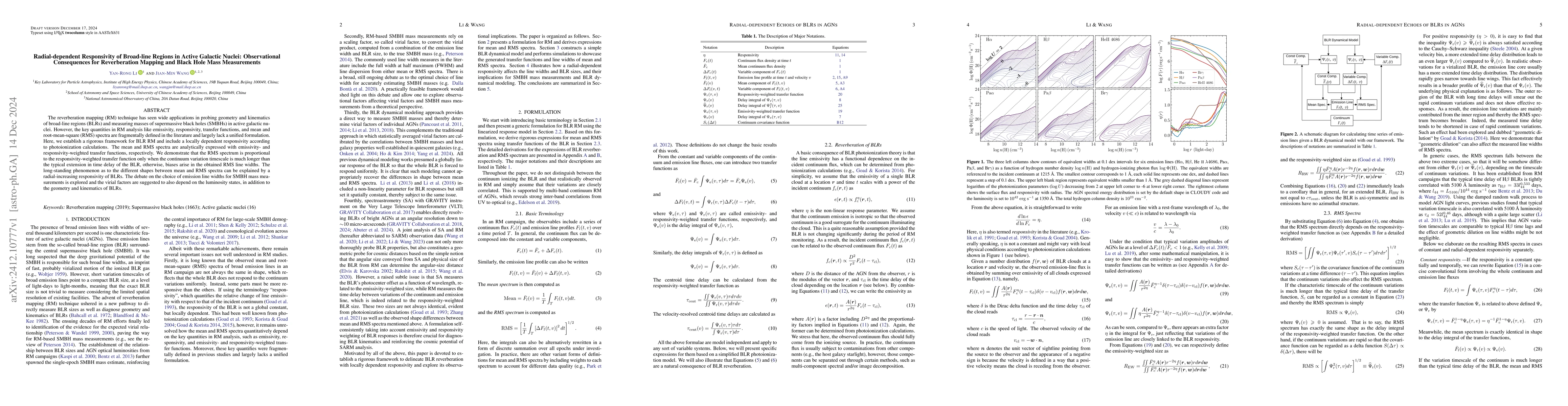 Thumbnail for Radial-dependent Responsivity of Broad-line Regions in Active Galactic
  Nuclei: Observational Consequences for Reverberation Mapping and Black Hole
  Mass Measurements