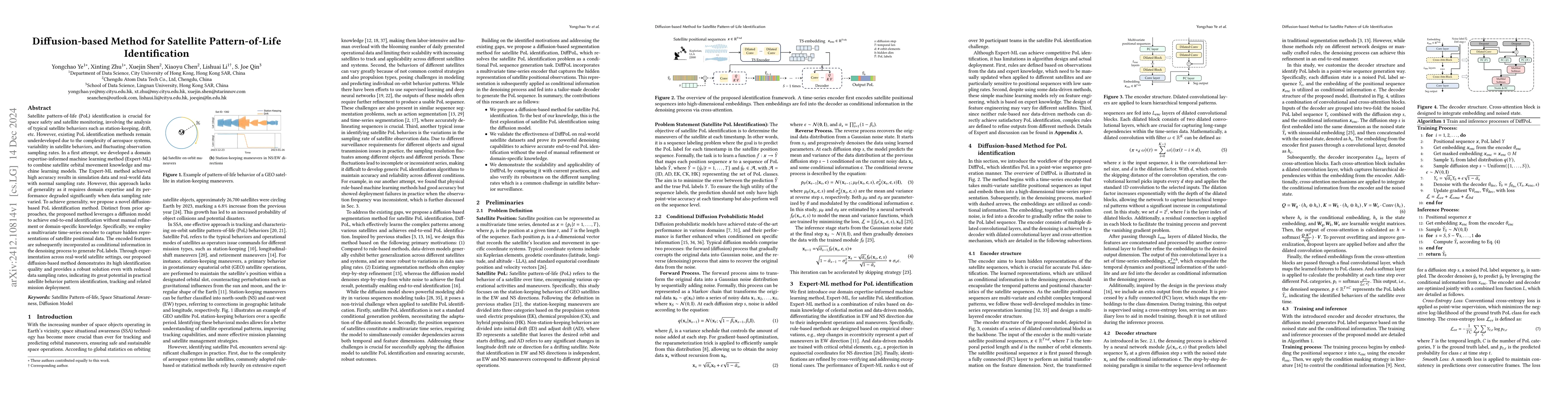 Thumbnail for Diffusion-based Method for Satellite Pattern-of-Life Identification
