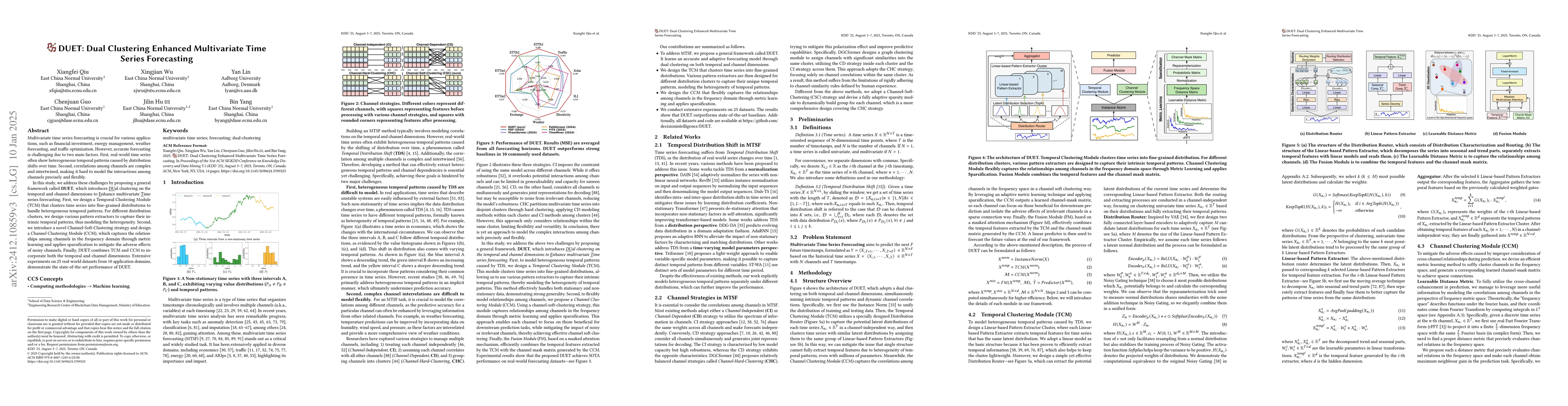 Thumbnail for DUET: Dual Clustering Enhanced Multivariate Time Series Forecasting