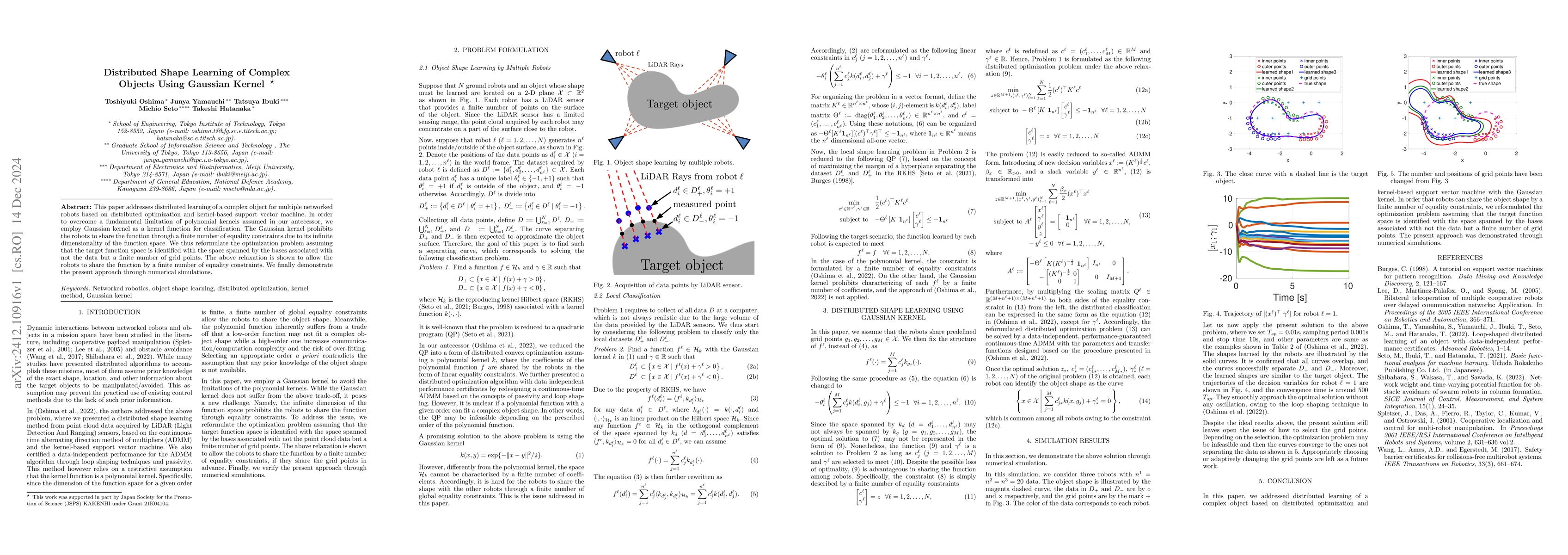 Thumbnail for Distributed Shape Learning of Complex Objects Using Gaussian Kernel