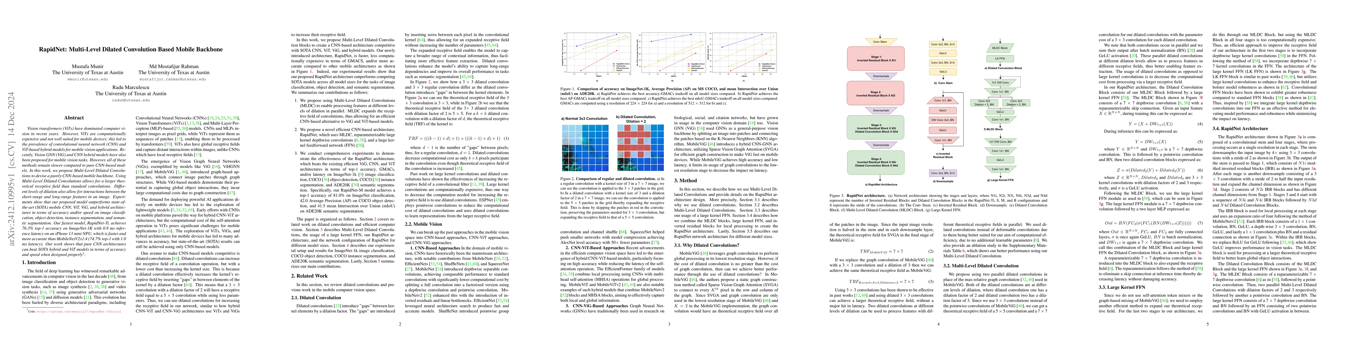 Thumbnail for RapidNet: Multi-Level Dilated Convolution Based Mobile Backbone