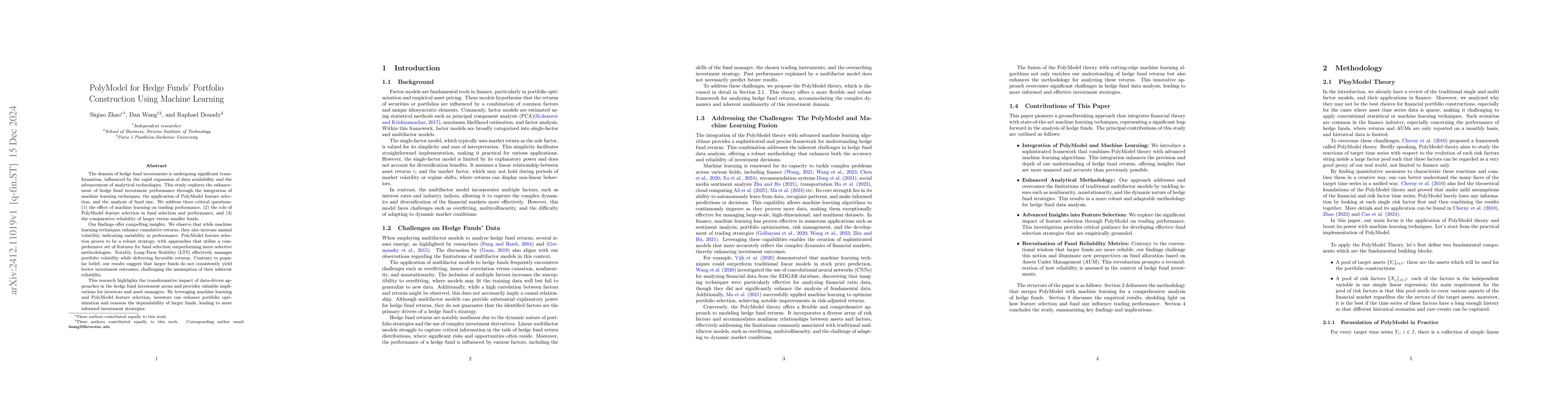 Thumbnail for PolyModel for Hedge Funds' Portfolio Construction Using Machine Learning