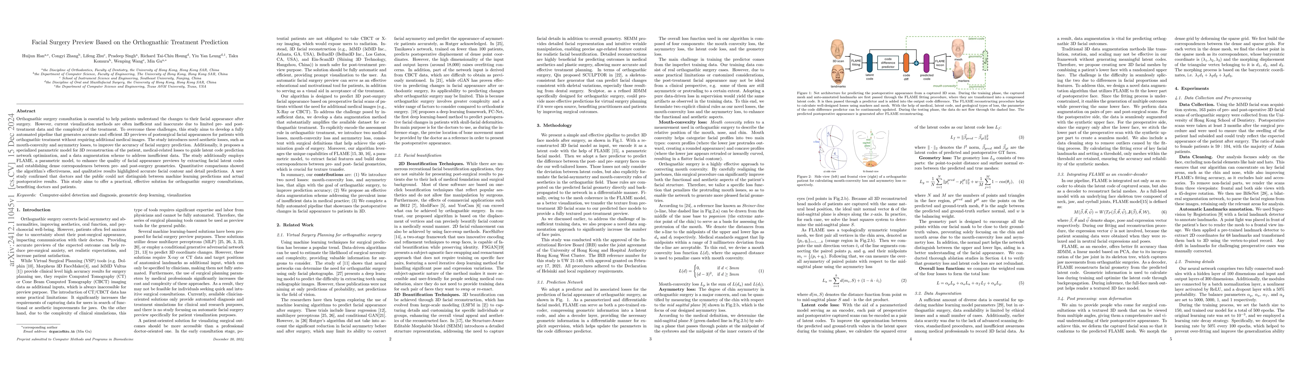 Thumbnail for Facial Surgery Preview Based on the Orthognathic Treatment Prediction
