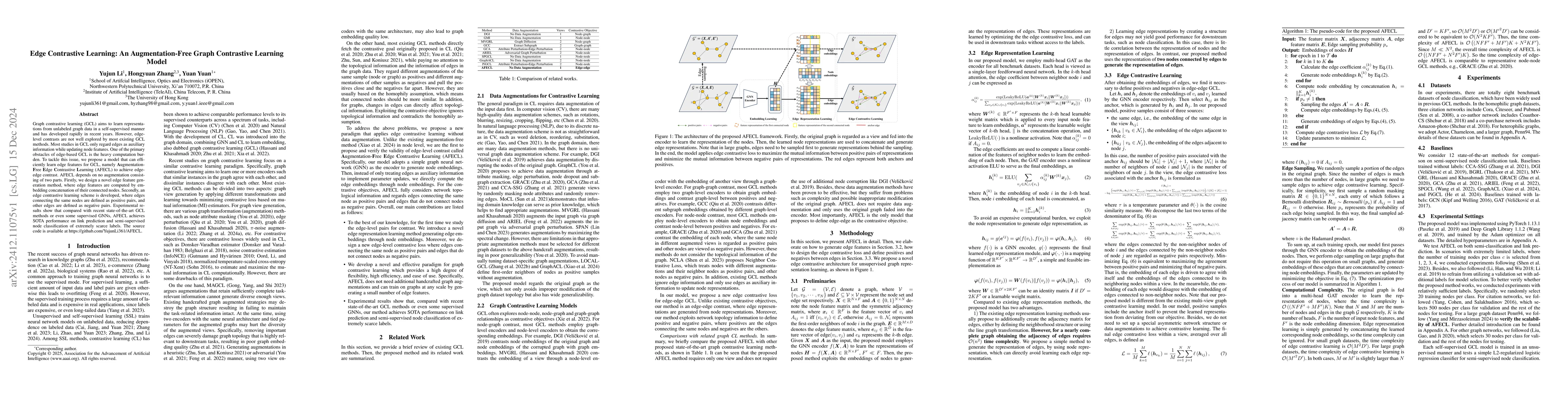 Thumbnail for Edge Contrastive Learning: An Augmentation-Free Graph Contrastive
  Learning Model