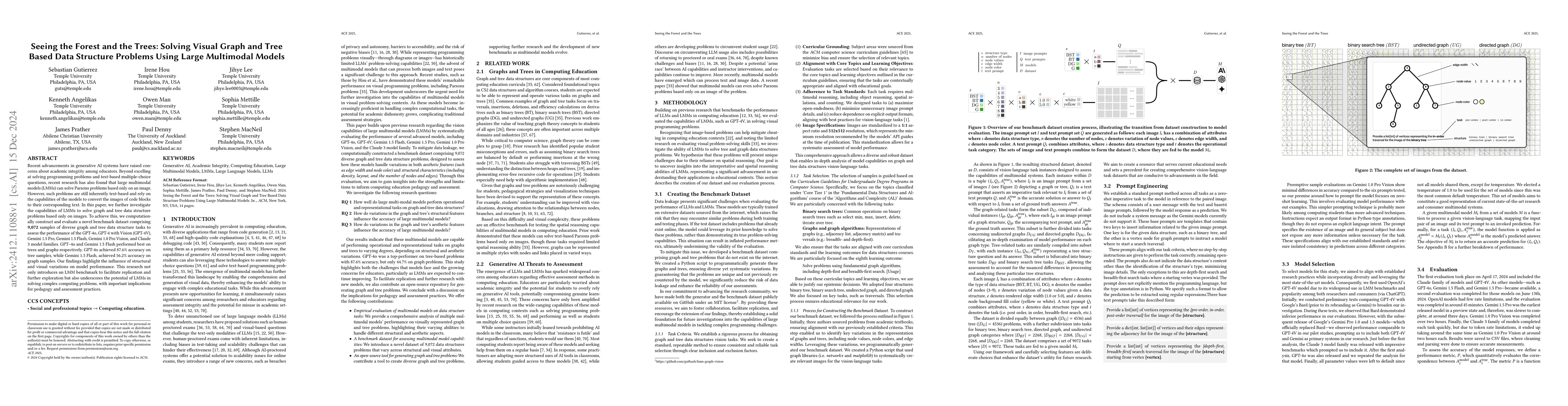 Thumbnail for Seeing the Forest and the Trees: Solving Visual Graph and Tree Based
  Data Structure Problems using Large Multimodal Models
