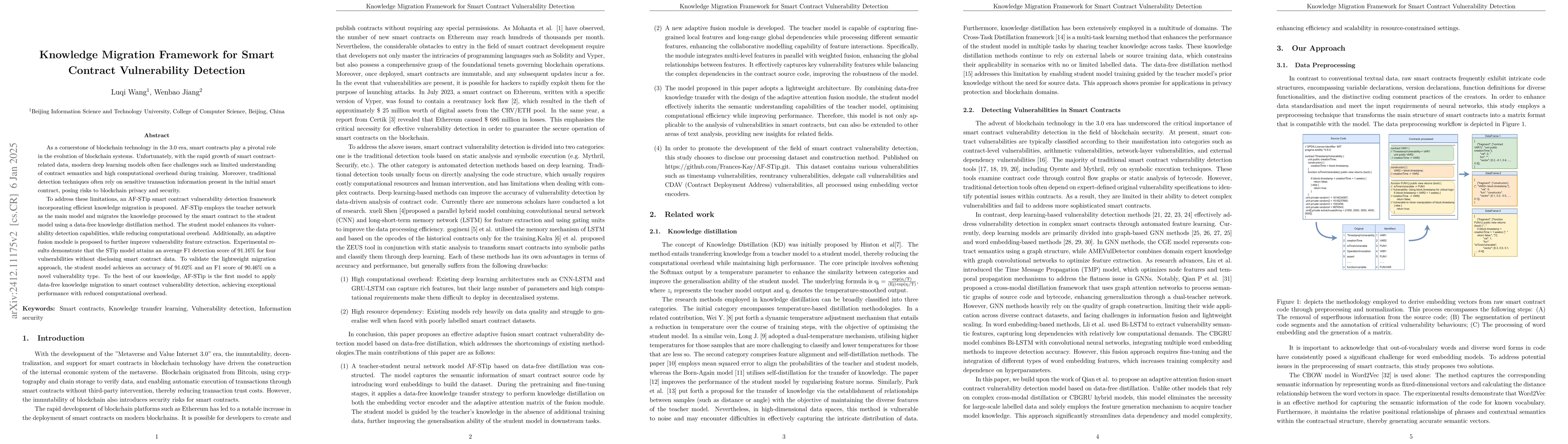 Thumbnail for Knowledge Migration Framework for Smart Contract Vulnerability Detection