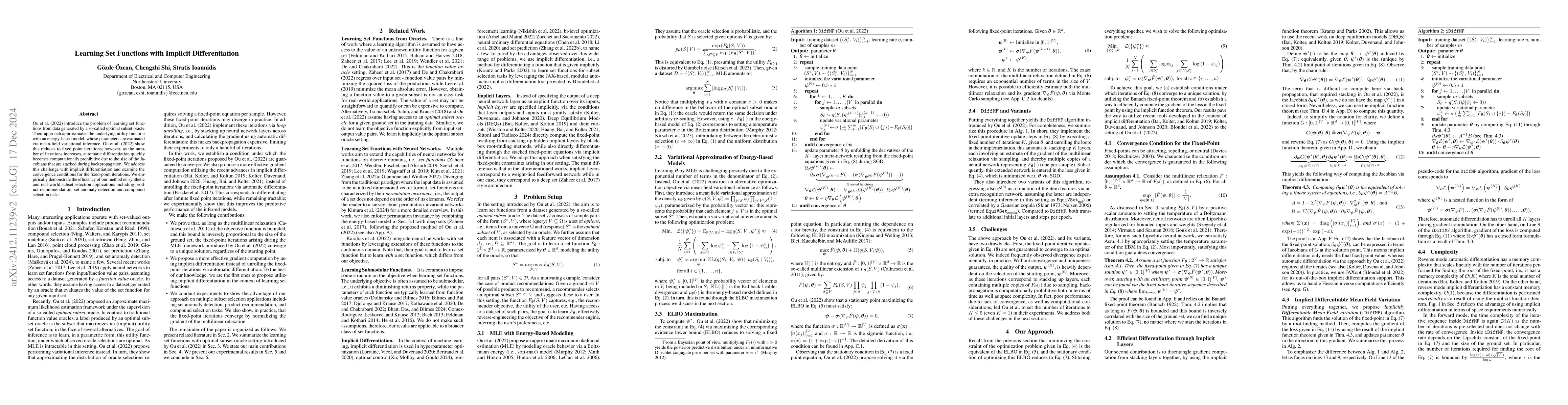 Thumbnail for Learning Set Functions with Implicit Differentiation