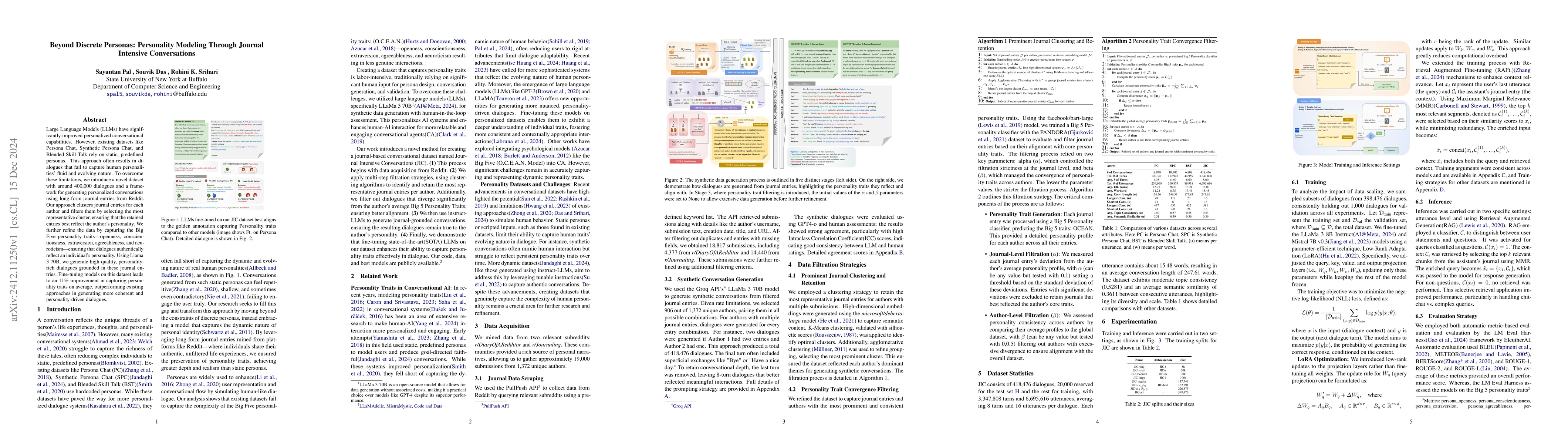 Thumbnail for Beyond Discrete Personas: Personality Modeling Through Journal Intensive
  Conversations