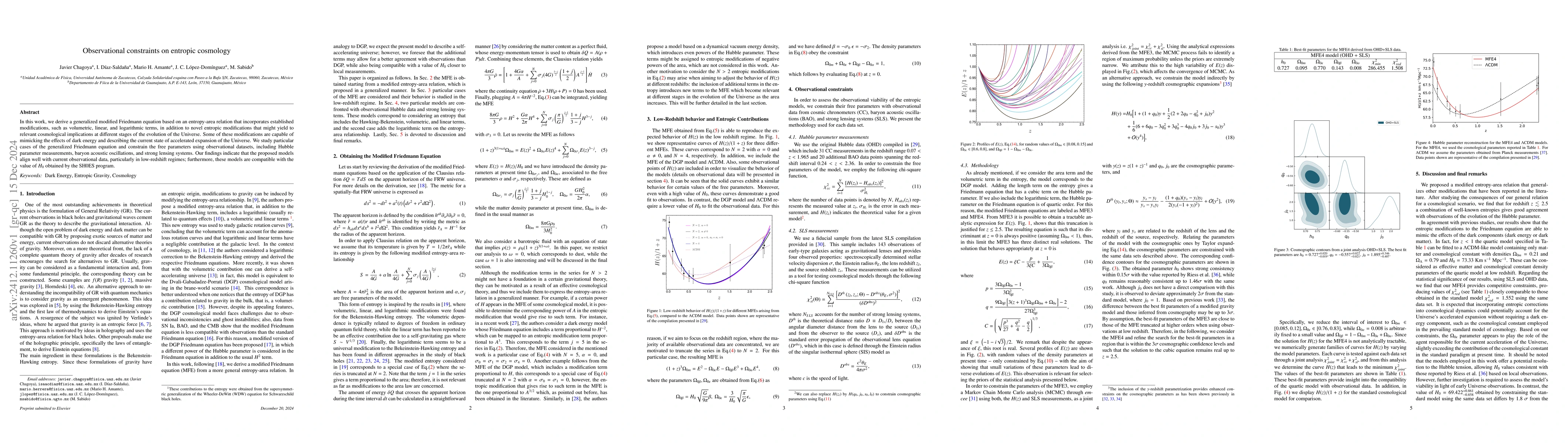 Thumbnail for Observational constraints on entropic cosmology
