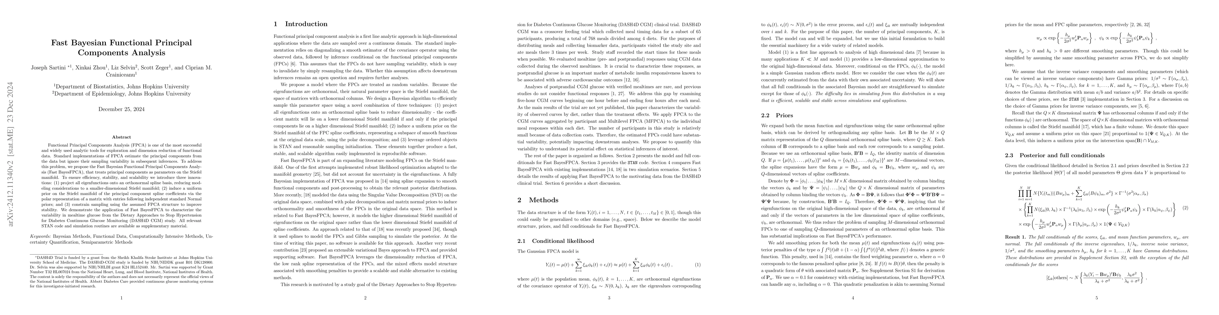 Thumbnail for Fast Bayesian Functional Principal Components Analysis