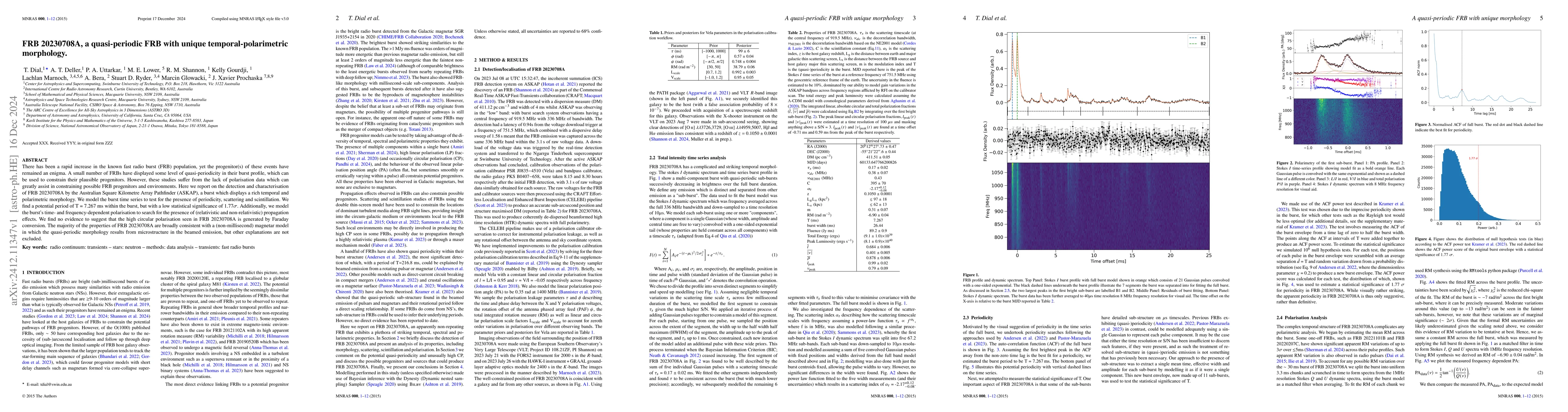 Thumbnail for FRB 20230708A, a quasi-periodic FRB with unique temporal-polarimetric
  morphology