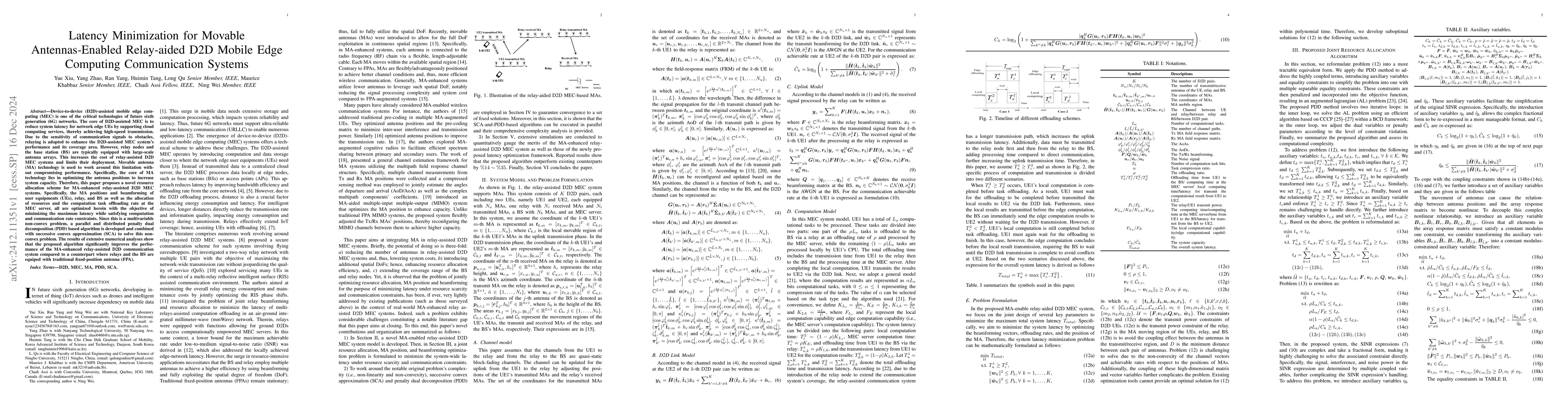 Thumbnail for Latency Minimization for Movable Antennas-Enabled Relay-aided D2D Mobile
  Edge Computing Communication Systems