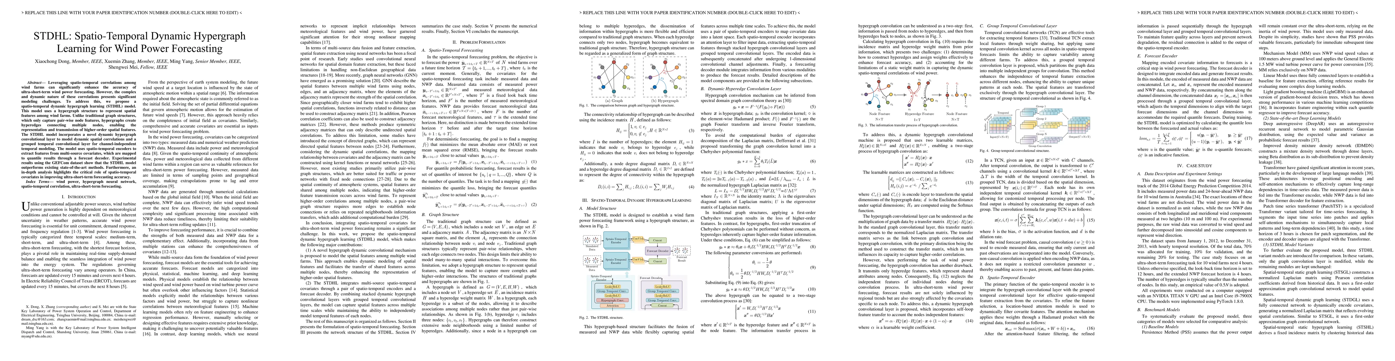 Thumbnail for STDHL: Spatio-Temporal Dynamic Hypergraph Learning for Wind Power
  Forecasting