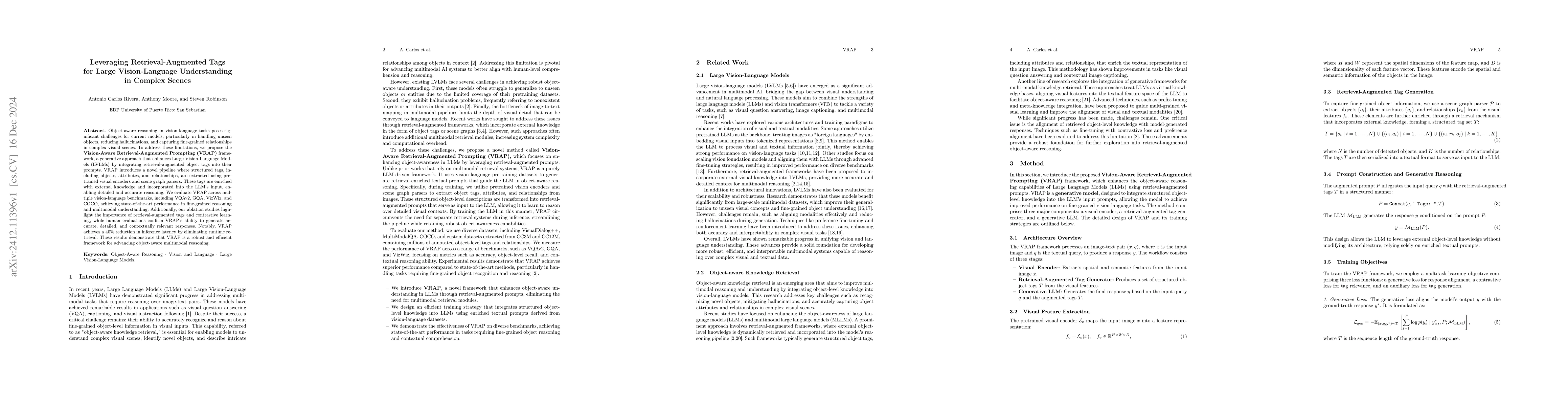 Thumbnail for Leveraging Retrieval-Augmented Tags for Large Vision-Language
  Understanding in Complex Scenes