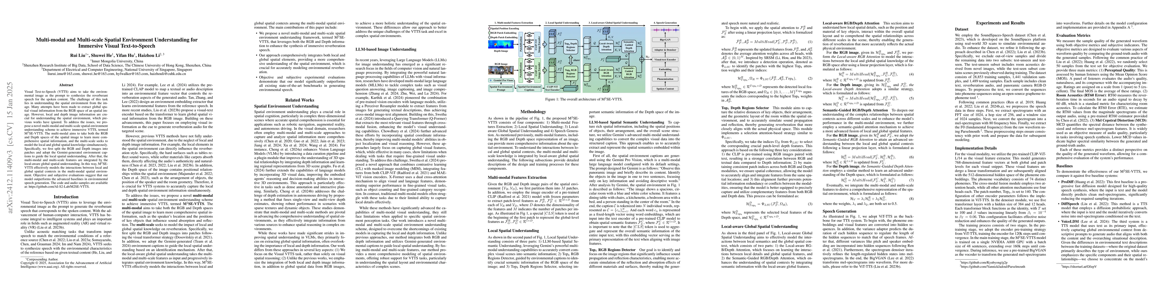 Thumbnail for Multi-modal and Multi-scale Spatial Environment Understanding for
  Immersive Visual Text-to-Speech