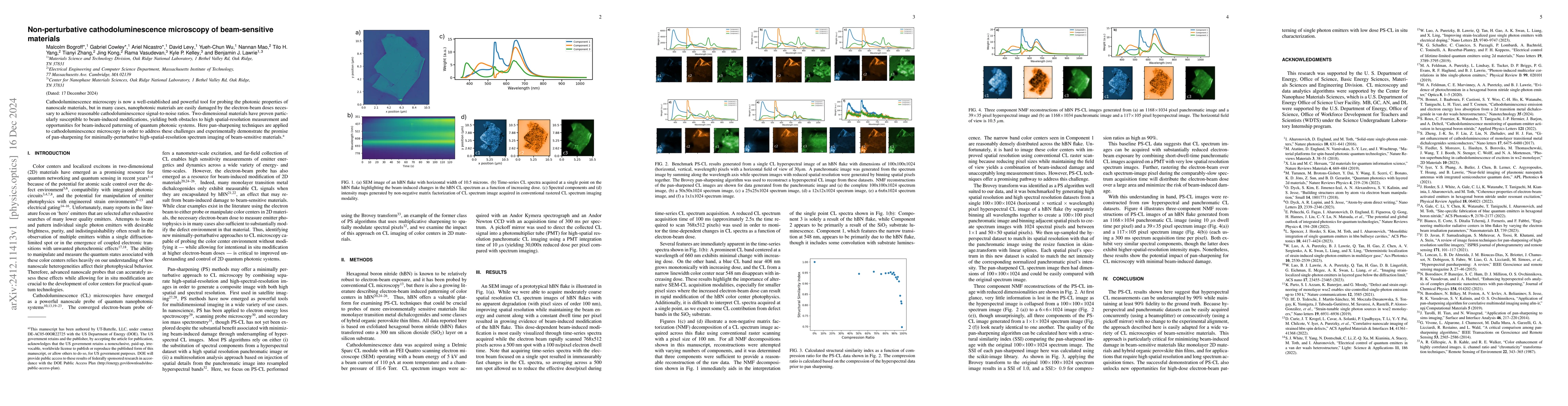 Thumbnail for Non-perturbative cathodoluminescence microscopy of beam-sensitive
  materials