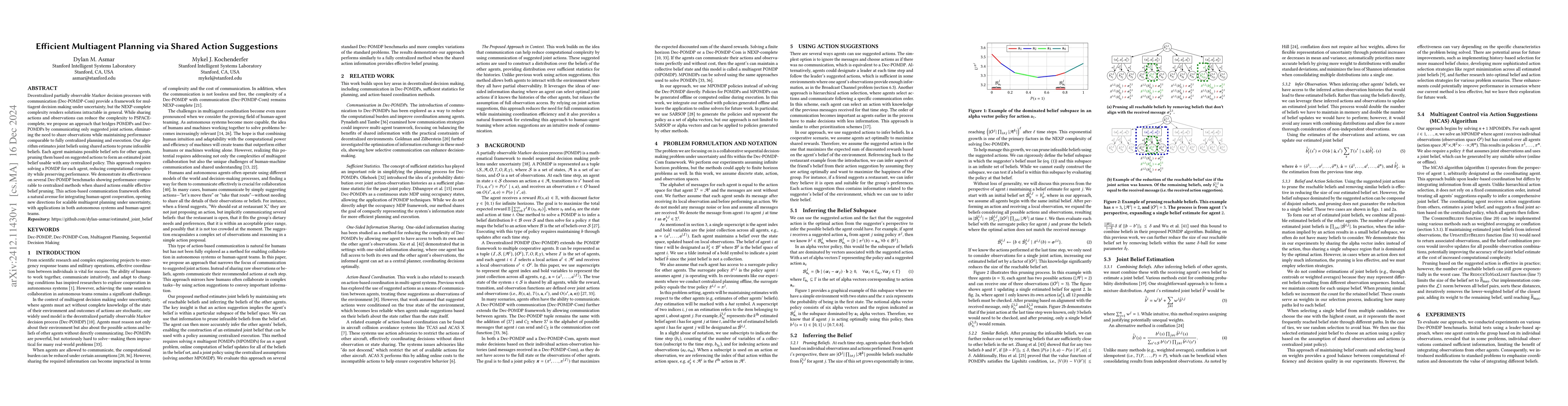 Thumbnail for Efficient Multiagent Planning via Shared Action Suggestions