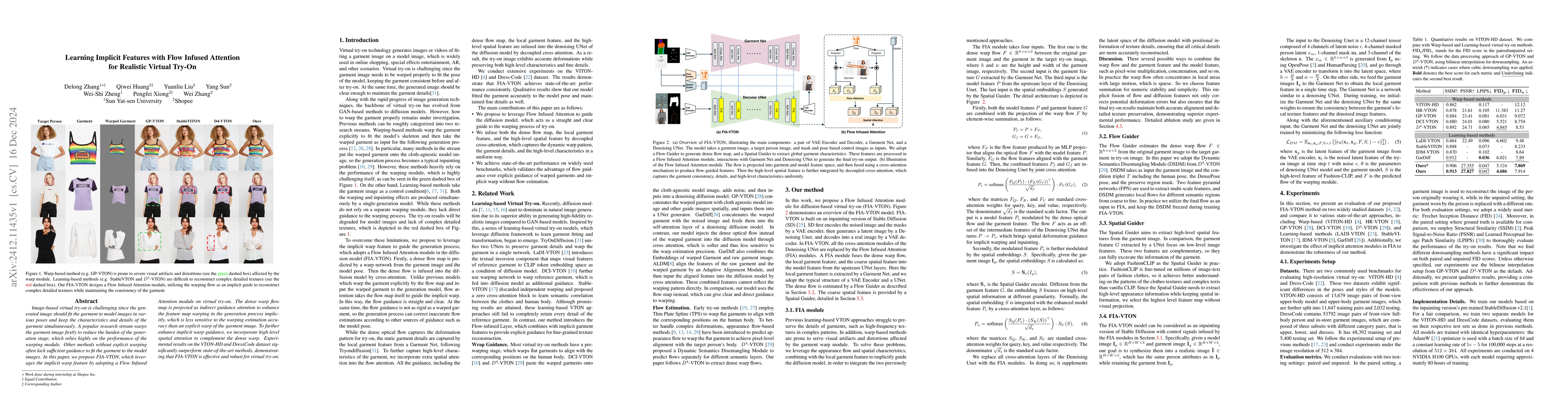 Thumbnail for Learning Implicit Features with Flow Infused Attention for Realistic
  Virtual Try-On