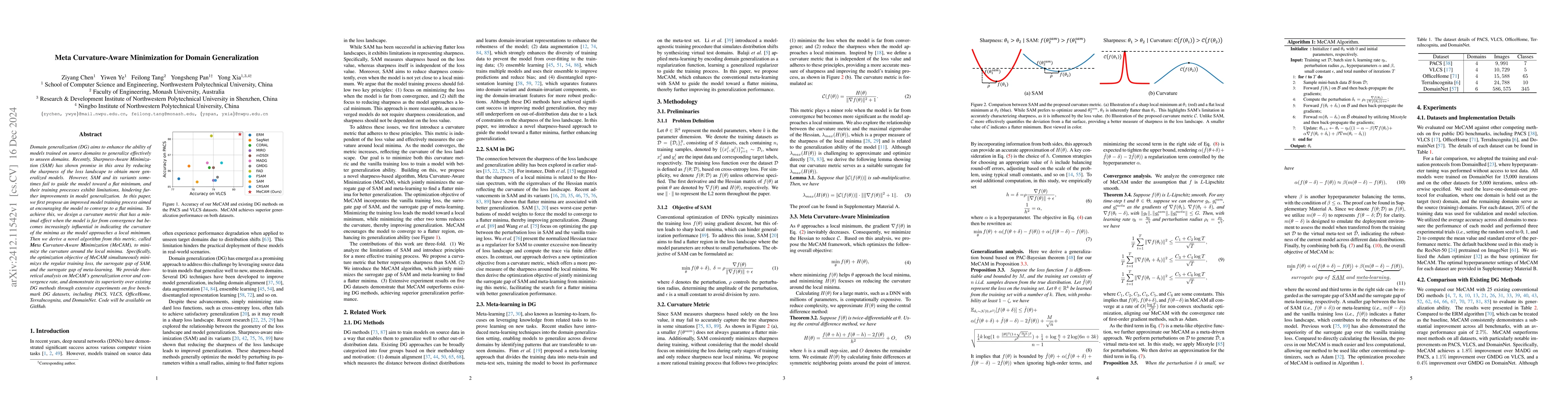 Thumbnail for Meta Curvature-Aware Minimization for Domain Generalization