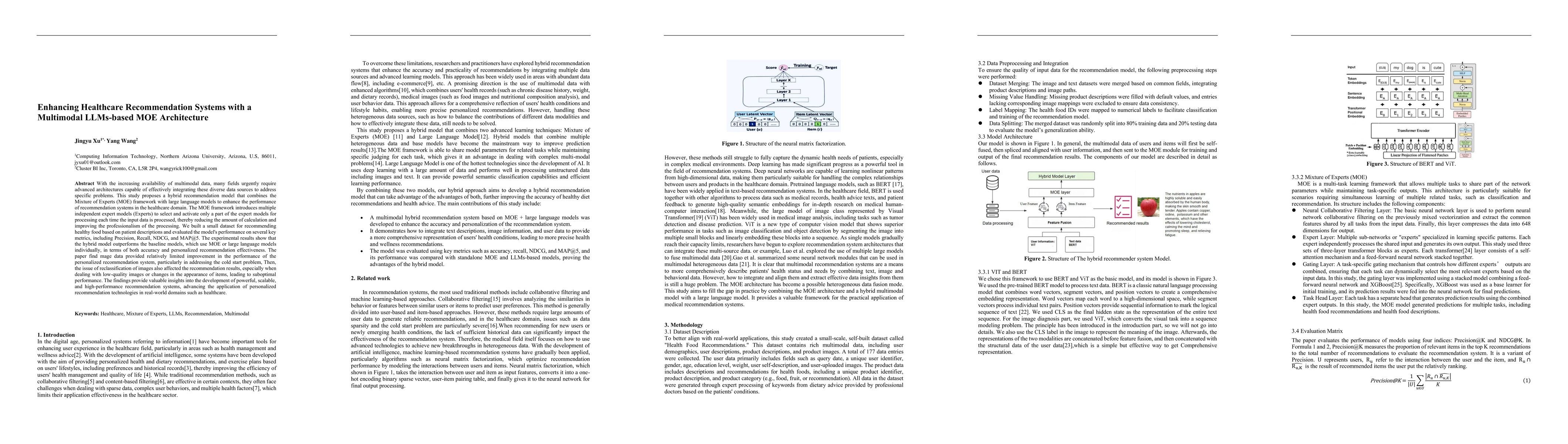 Thumbnail for Enhancing Healthcare Recommendation Systems with a Multimodal LLMs-based
  MOE Architecture