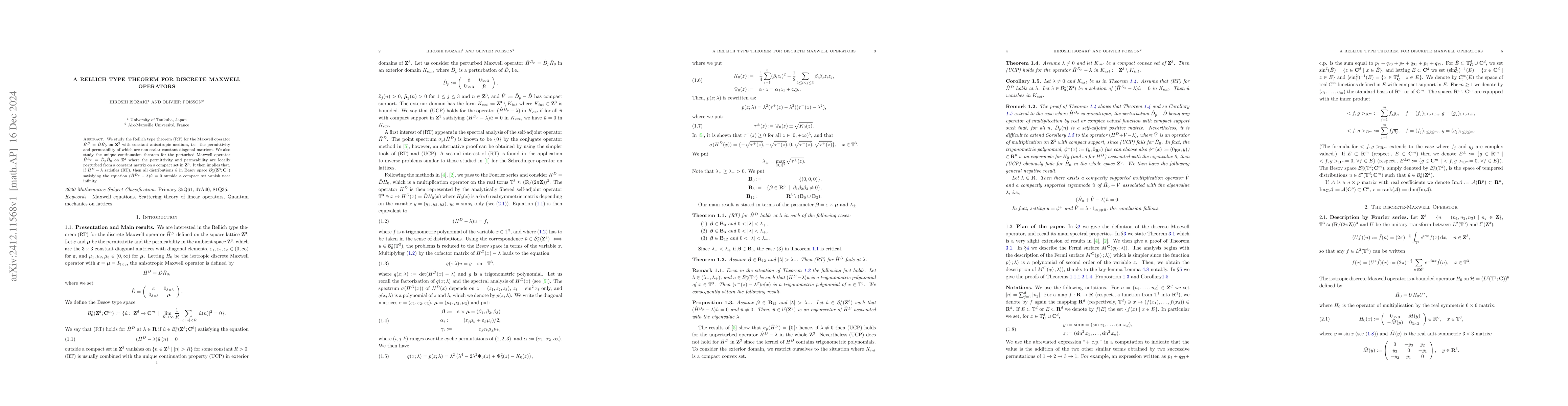Thumbnail for A Rellich type theorem for discrete Maxwell operators