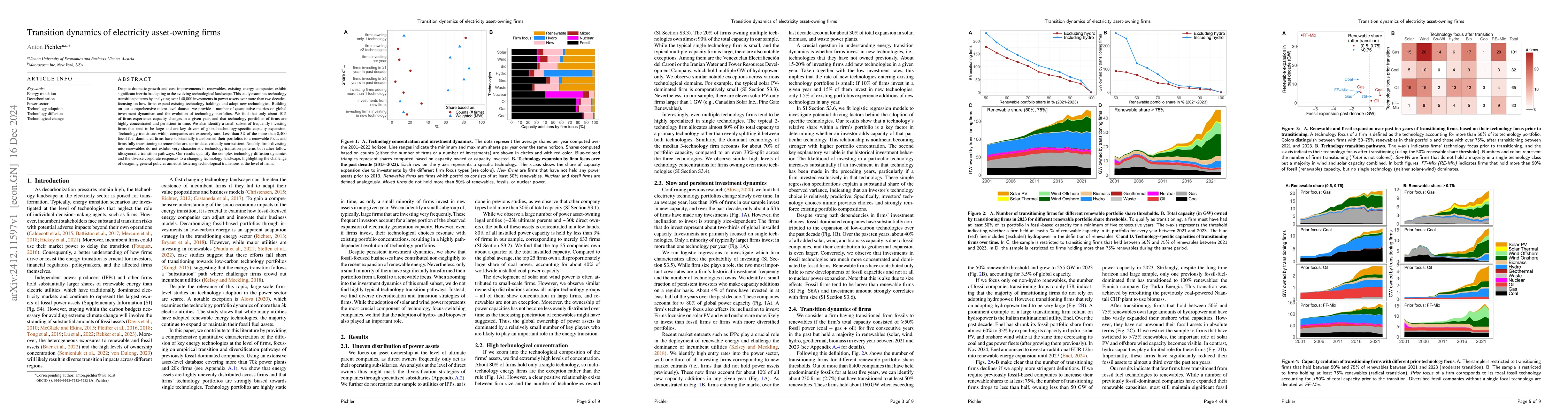 Thumbnail for Transition dynamics of electricity asset-owning firms