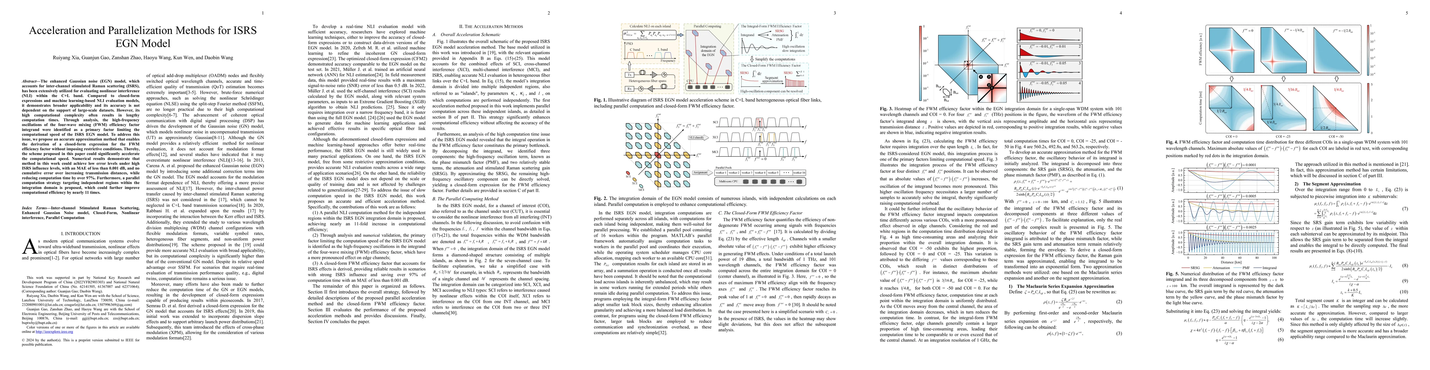 Thumbnail for Acceleration and Parallelization Methods for ISRS EGN Model