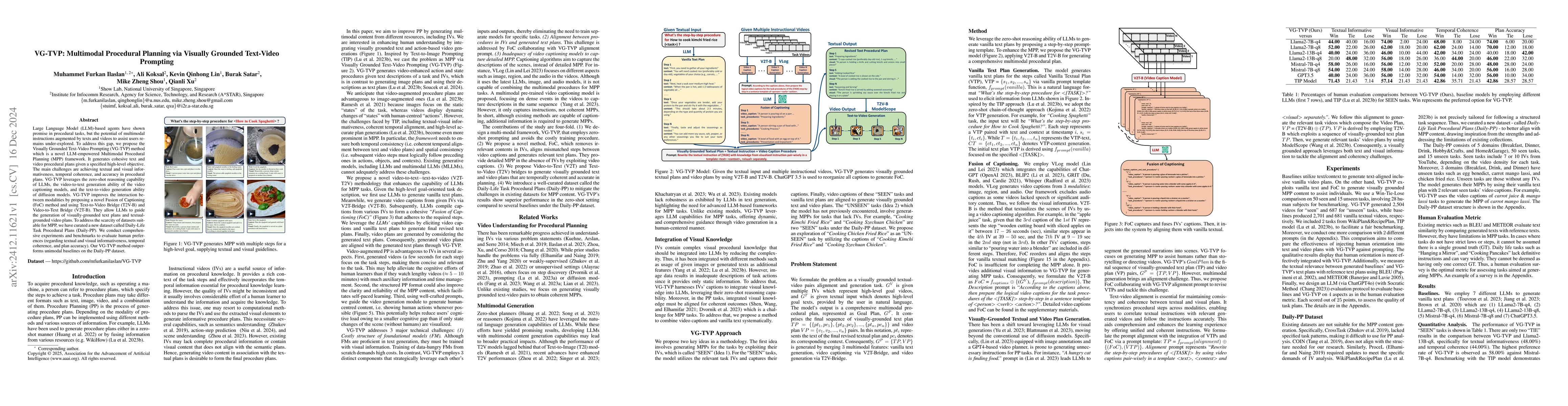 Thumbnail for VG-TVP: Multimodal Procedural Planning via Visually Grounded Text-Video
  Prompting