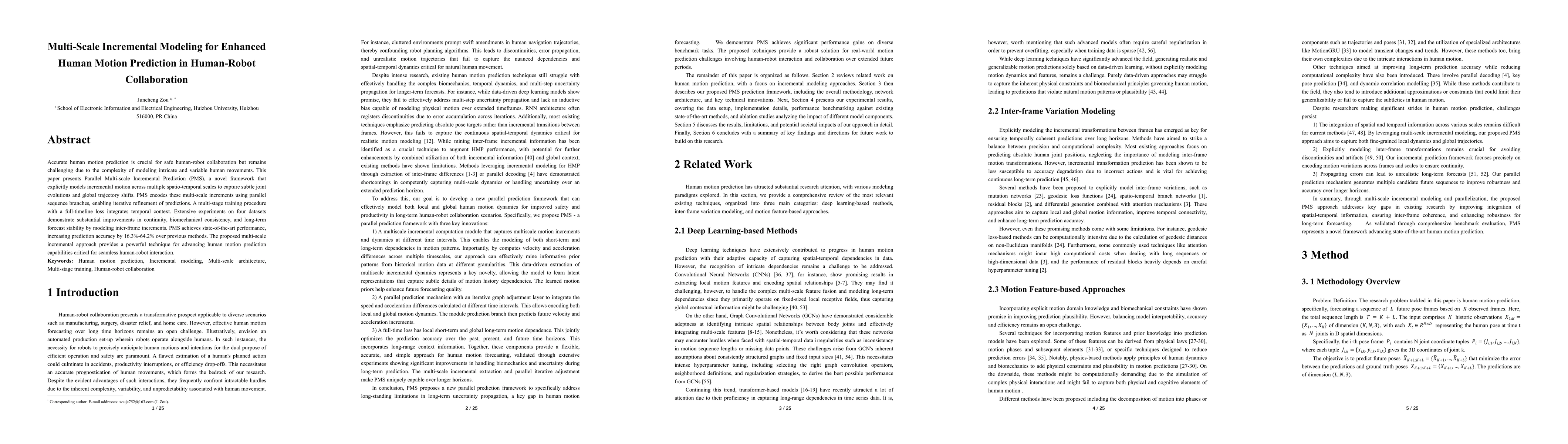Thumbnail for Multi-Scale Incremental Modeling for Enhanced Human Motion Prediction in
  Human-Robot Collaboration