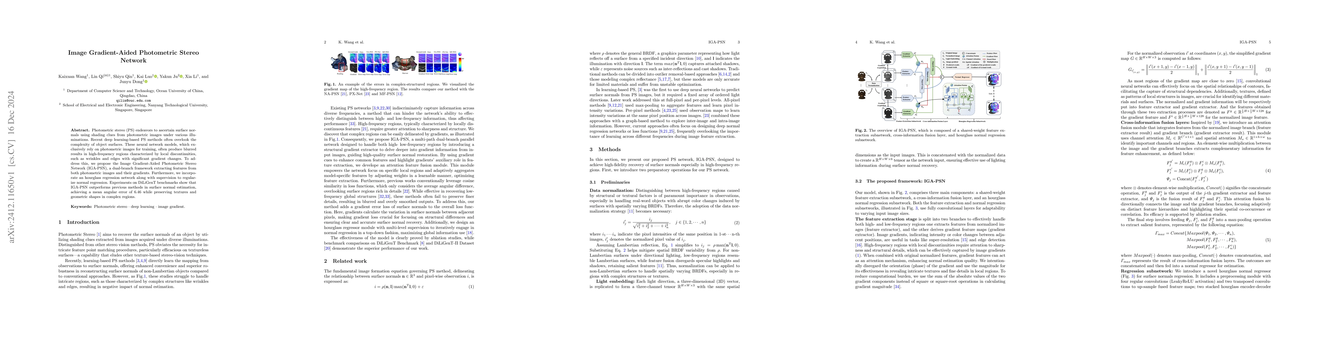 Thumbnail for Image Gradient-Aided Photometric Stereo Network