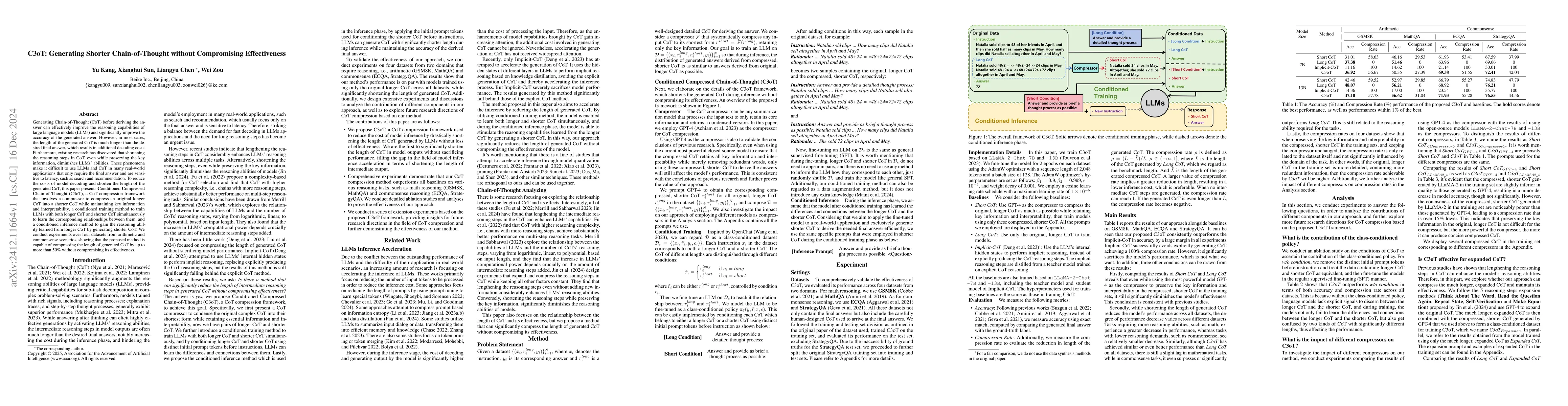 Thumbnail for C3oT: Generating Shorter Chain-of-Thought without Compromising
  Effectiveness