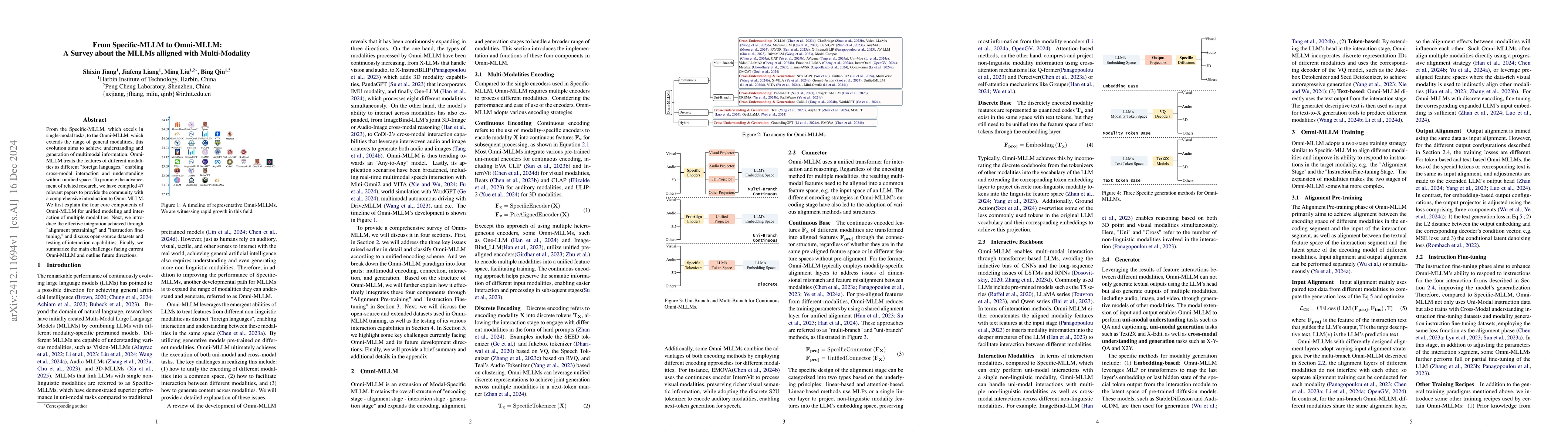 Thumbnail for From Specific-MLLM to Omni-MLLM: A Survey about the MLLMs alligned with
  Multi-Modality