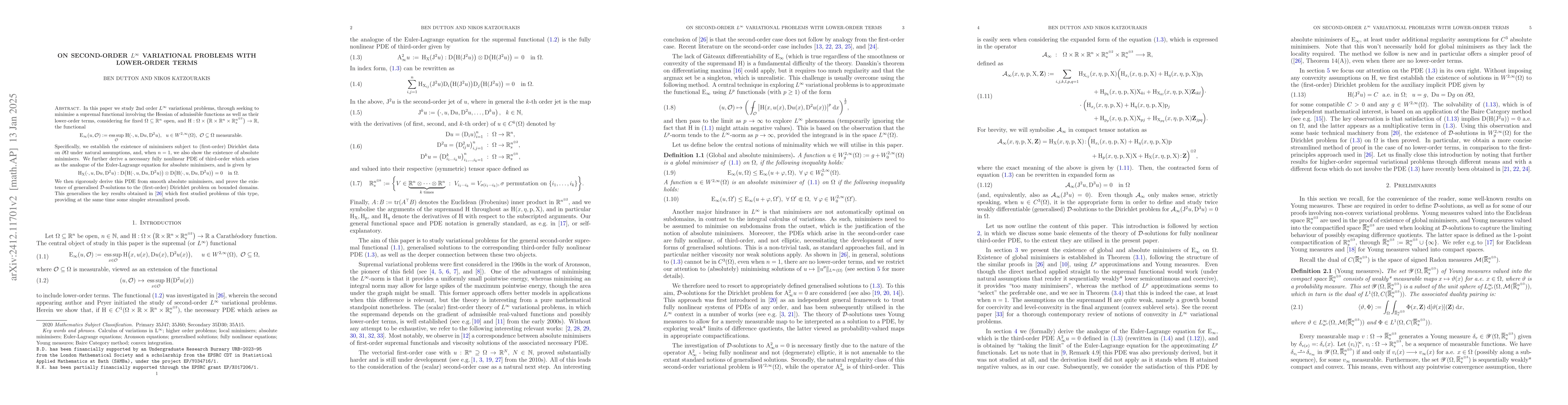 Thumbnail for On Second-Order $L^\infty$ Variational Problems with Lower-Order Terms