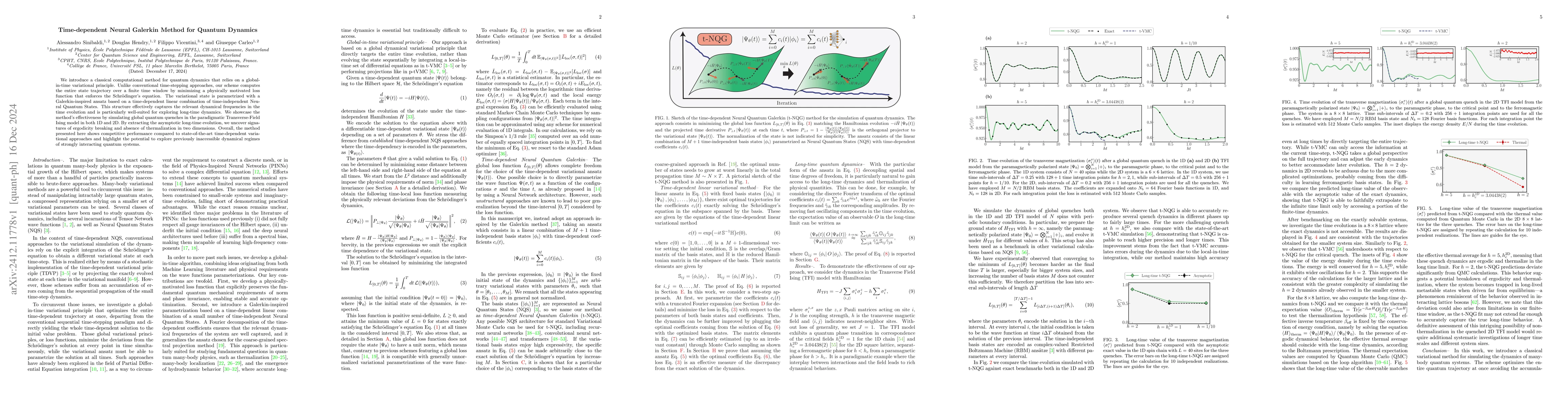 Thumbnail for Time-dependent Neural Galerkin Method for Quantum Dynamics