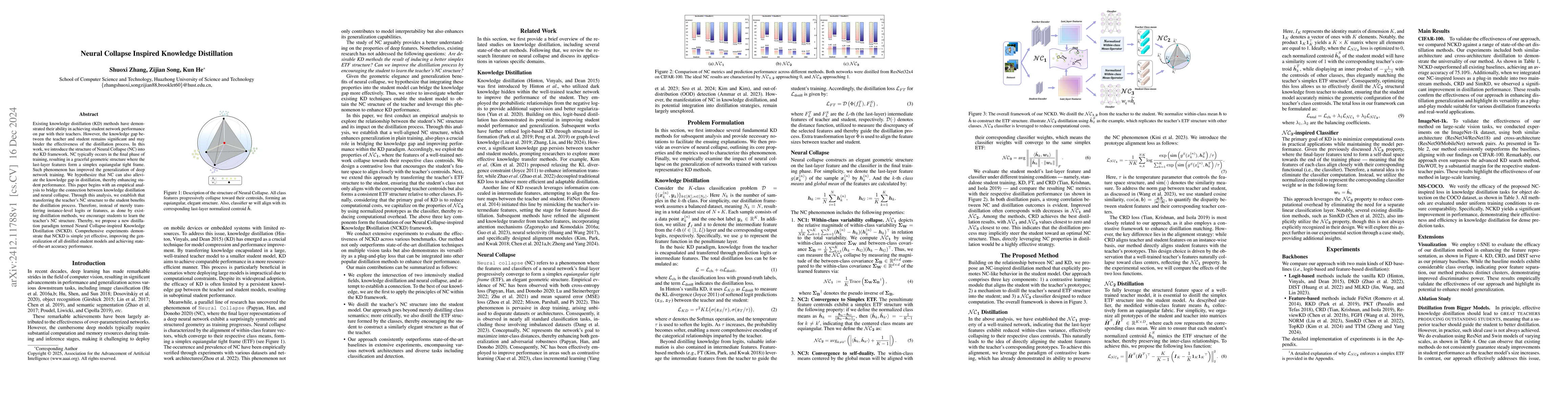 Thumbnail for Neural Collapse Inspired Knowledge Distillation