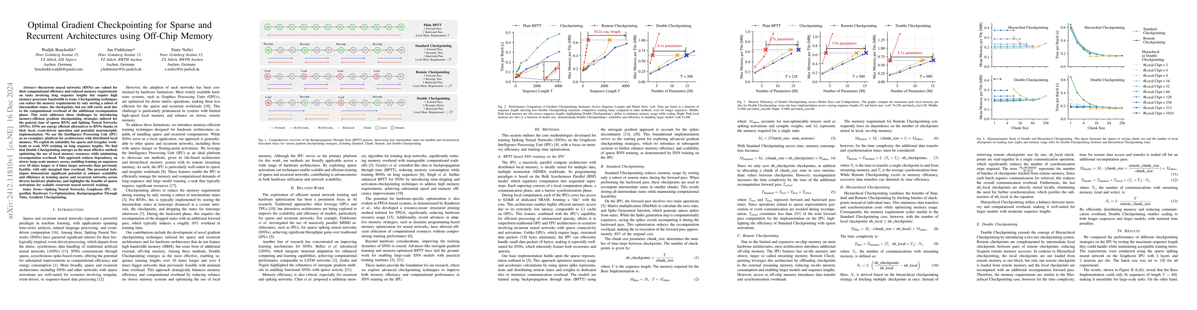 Thumbnail for Optimal Gradient Checkpointing for Sparse and Recurrent Architectures
  using Off-Chip Memory