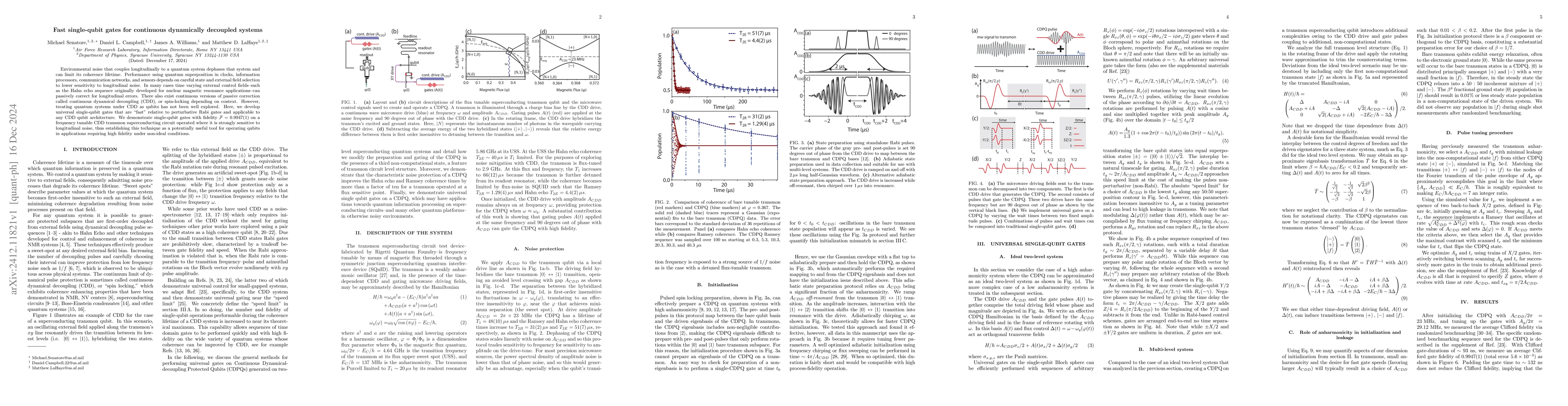 Thumbnail for Fast single-qubit gates for continuous dynamically decoupled systems