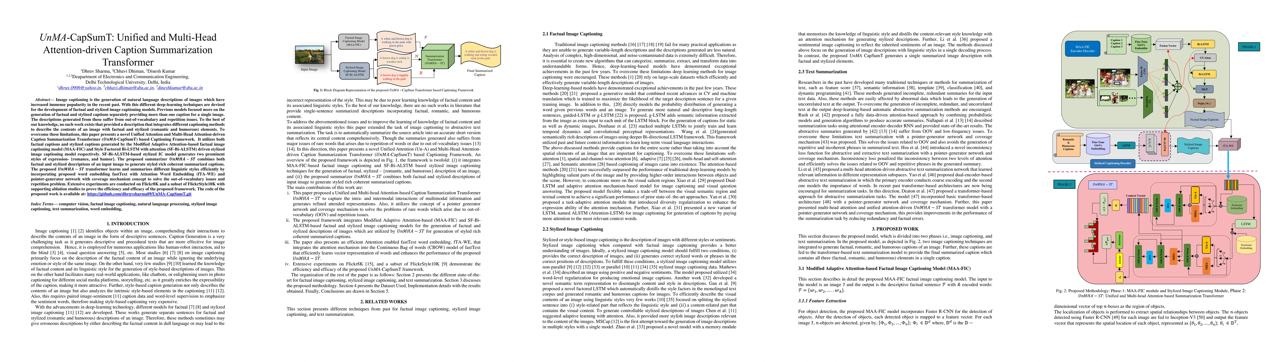 Thumbnail for UnMA-CapSumT: Unified and Multi-Head Attention-driven Caption
  Summarization Transformer